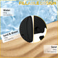 Cantilever Offset Umbrella Base Portable Square Parasol Weights with Wheels, Water and Sand Filled, Up to 165 lbs, Black