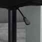 Adjustable Counter Height Bar Stools Set of 2, 360° Swivel Kitchen Counter Stools Dining Chairs with Backs, Vintage Leather, Retro Grey