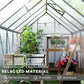 6' x 12' x 6.5' Polycarbonate Greenhouse, Walk-in Green House with Adjustable Roof Vent Galvanized Base Sliding Door Rain Gutter for Outdoor Garden Backyard, Charcoal Grey