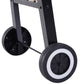 Trolley Charcoal BBQ Barbecue Grill Outdoor Patio Garden Heating Smoker with Side Trays Storage Shelf and Wheels