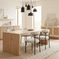 4 Pieces Kitchen Chairs, Modern Dining Chairs w/ Berber Fleece Upholstery and Steel Legs for Living Room, Beige