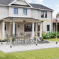 12PCS Pergola Kit, Pergola Brackets with 3-Way & 4-Way Corner Brackets for 4"x4" (Actual 3.6"x3.6") Lumber