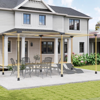 12-Piece Pergola Bracket Kit with 3-Way & 4-Way Corners