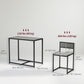 Dining Table Set, Industrial Dining Set for 2, Kitchen Table and Chairs for Small Space, Dining Room Table with Chairs