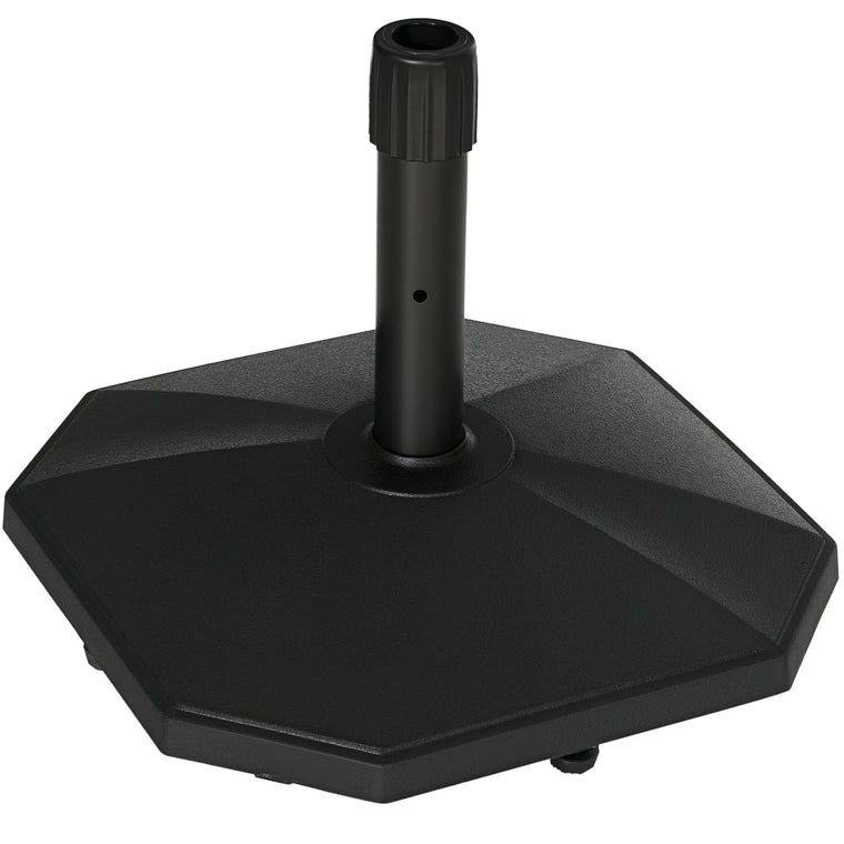 48 lb Black Concrete Square Umbrella Base
