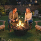 20" Foldable Wood-Burning Fire Pit with Poker