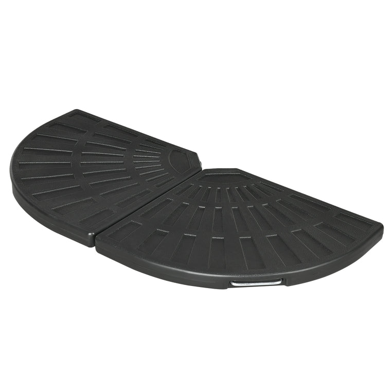 Black 2-Piece Umbrella Weights with Handles