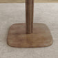 Dining Table for 4 People - Modern Kitchen Table with Wood-Effect Top, 27.6" x 27.6", Dark Brown