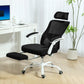 Ergonomic Office Chair, Mesh Reclining Desk Chair with Adjustable Lumbar Support, Headrest, Black