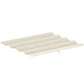 8' x 9.4' Retractable Pergola Canopy Replacement, Fit 7' x 10' Frame, UV30+ Pergola Cover Top Only, Cream