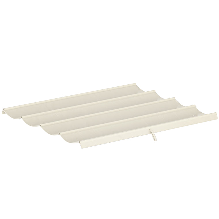 8' x 9.4' Cream Retractable Pergola Canopy Replacement