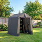 7.5' x 6.2' Portable Bike Tent with Roll-Up Zipper Door