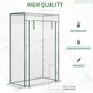 40"L x 20"W x 59"H Walk-in Garden Greenhouse with Steel Frame Outdoor Hot House Tomato Plant Warm House w/ Roll up Door, Plastic Cover, Clear