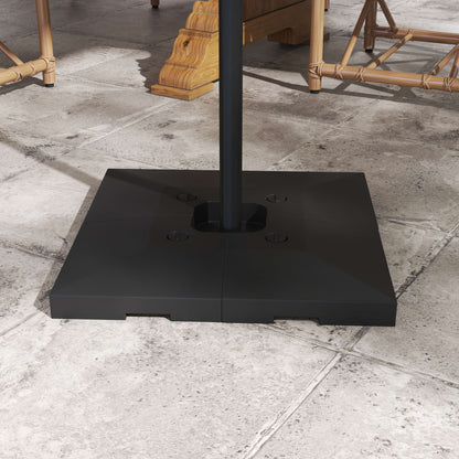 4-Piece Square Cantilever Umbrella Weighted Base Stand