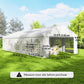 Heavy Duty Large Party Tent & Carport with Removable Sidewalls, Portable Garage Canopy Tent, White