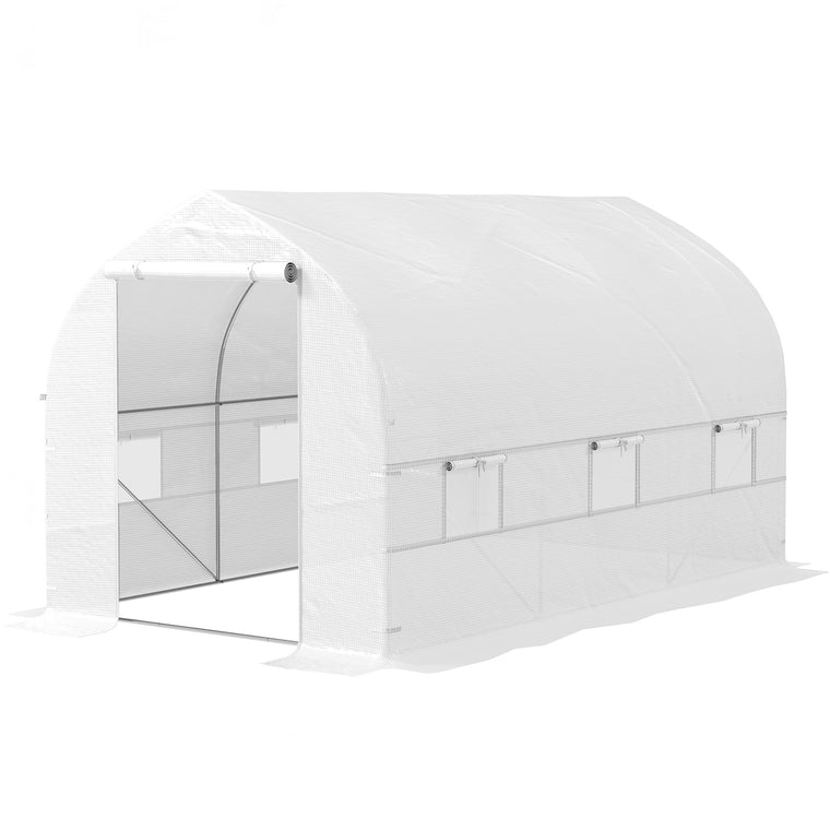 Portable Walk-In Tunnel Greenhouse Garden Warm House