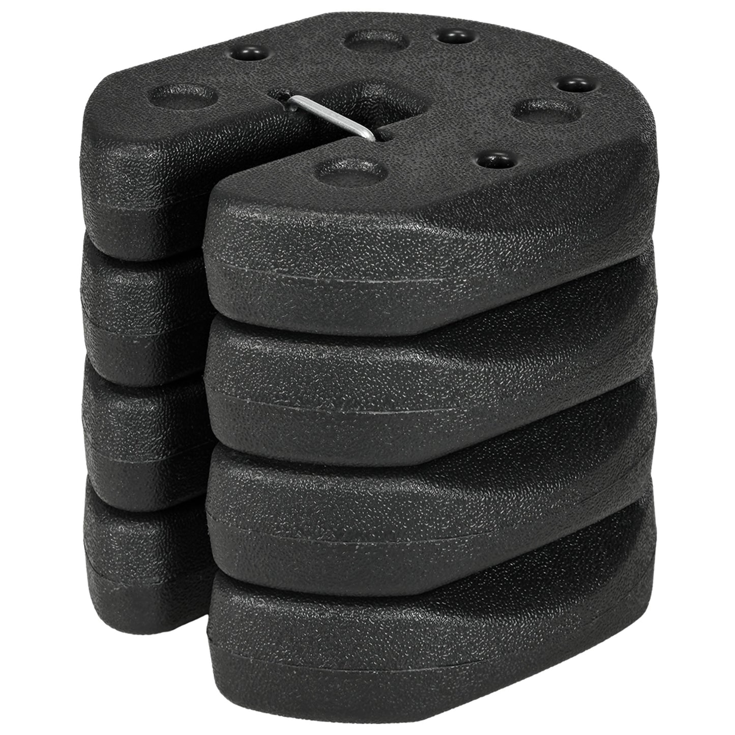 Tent Weights Set of 4, Total 26 LBS Weights for Canopy Gazebo Legs with Reinforced Pins and Carry Belt
