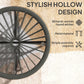 Rattan Side Table, Round Outdoor Table, with Round PE Rattan and Tempered Glass Table Top for Patio, Garden, Dark Grey