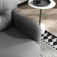 58" 2 Seat Sofa, Modern Love Seats Furniture, Upholstered 2 Seater Couch, Solid Wood Frame, Grey