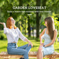 Outdoor Garden Bench, Backless Patio Fir Wood Stool, Armless Loveseat, 43.25" x 15" x 13.75", Carbonized