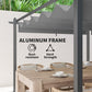11.7' x 19.6' Retractable Pergola Canopy, Aluminum Pergola for Grill, Patio, Garden, Deck