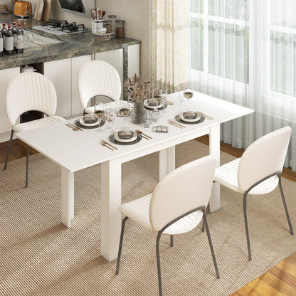 55" Extendable Dining Table for 6-8