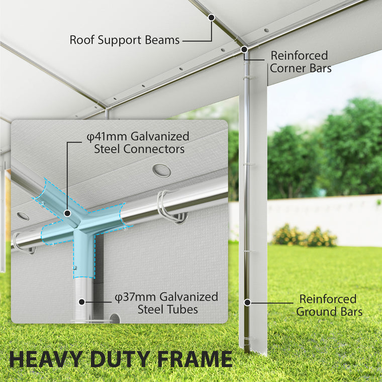 20' x 40' Party Tent with Removable Window Sidewalls