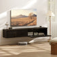 Wall Mounted TV Stand, Floating TV Cabinet with Storage, for TVs up to 70", High Gloss Effect, Black