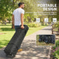 10' x 10' Pop Up Canopy Tent, Instant Sun Shelter, Tents for Parties, with Wheeled Carry Bag, White
