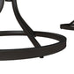 Patio Swivel Chairs with Cushion, Outdoor Swivel Rocker with Curved Armrests, Red