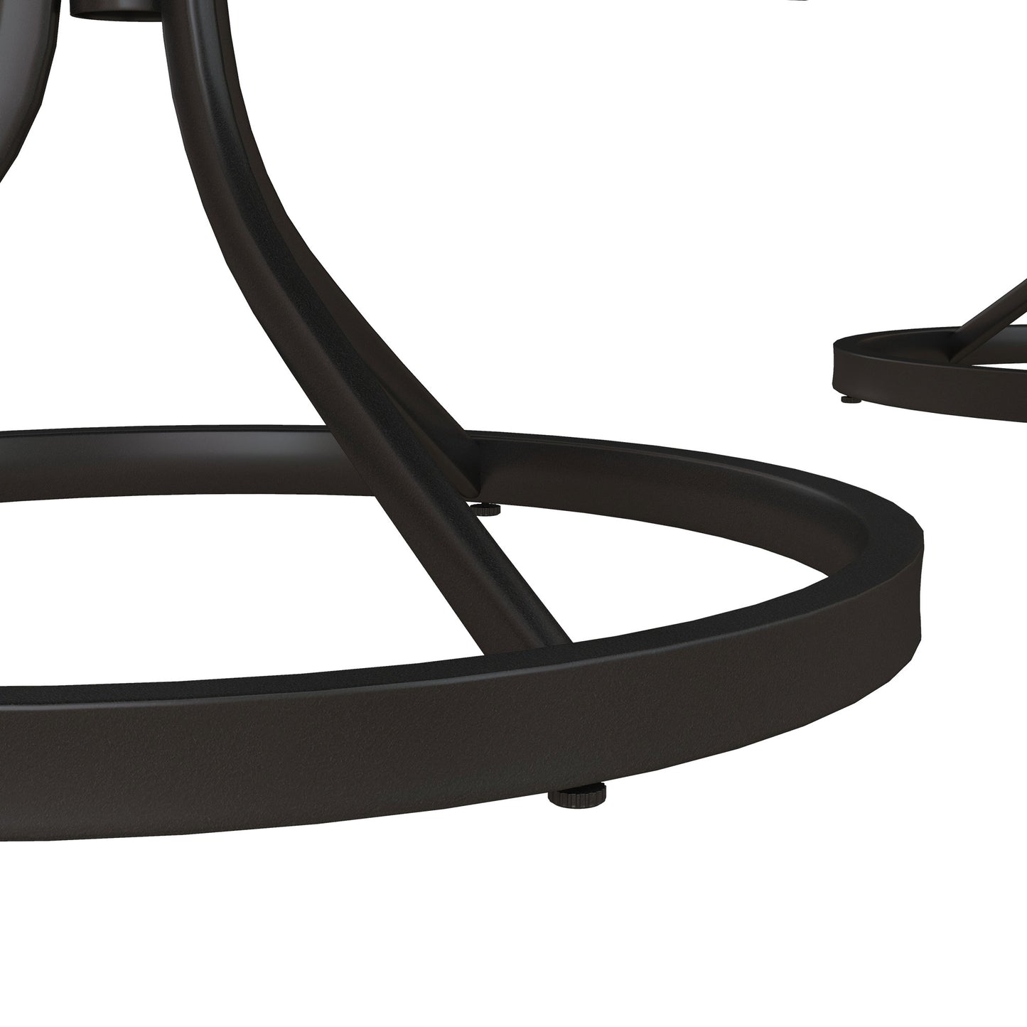 Patio Swivel Chairs with Cushion, Outdoor Swivel Rocker with Curved Armrests, Red