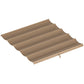 8.2' x 8.4' Tan Retractable Pergola Canopy Replacement
