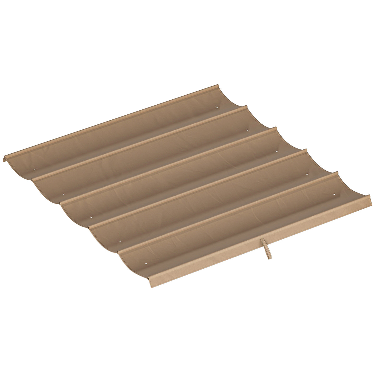 8.2' x 8.4' Tan Retractable Pergola Canopy Replacement