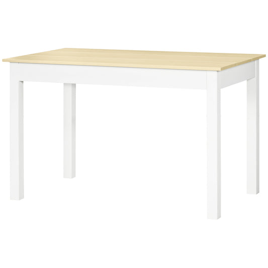 46.9" Dining Table for 4 to 6 - Oak