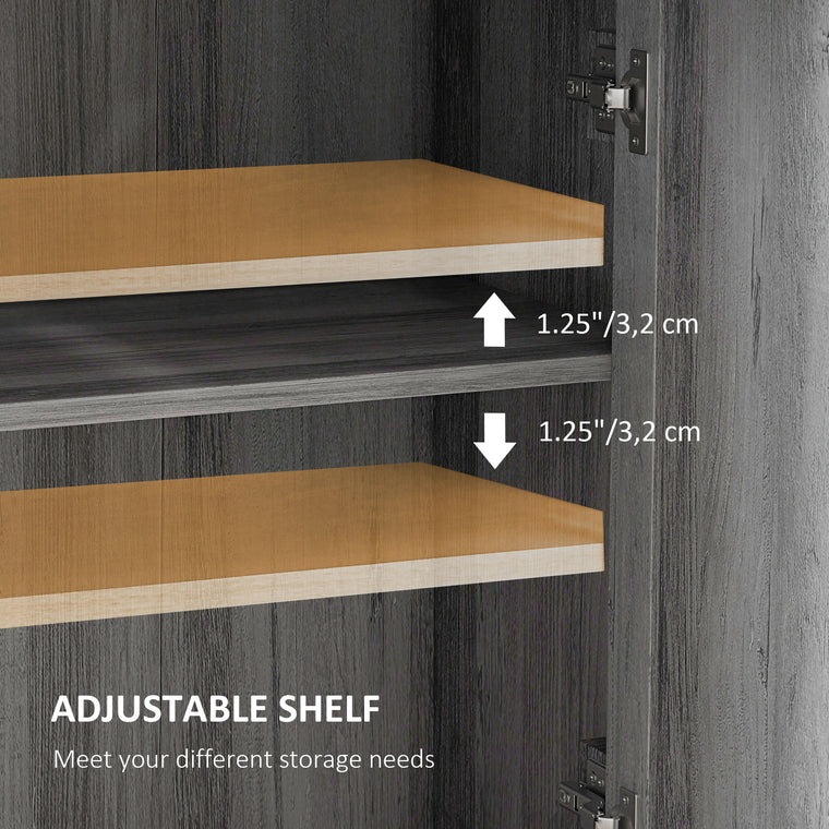 Farmhouse Sideboard Storage Cabinet with Drawer