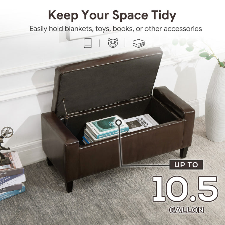 Tufted Storage Ottoman Bench