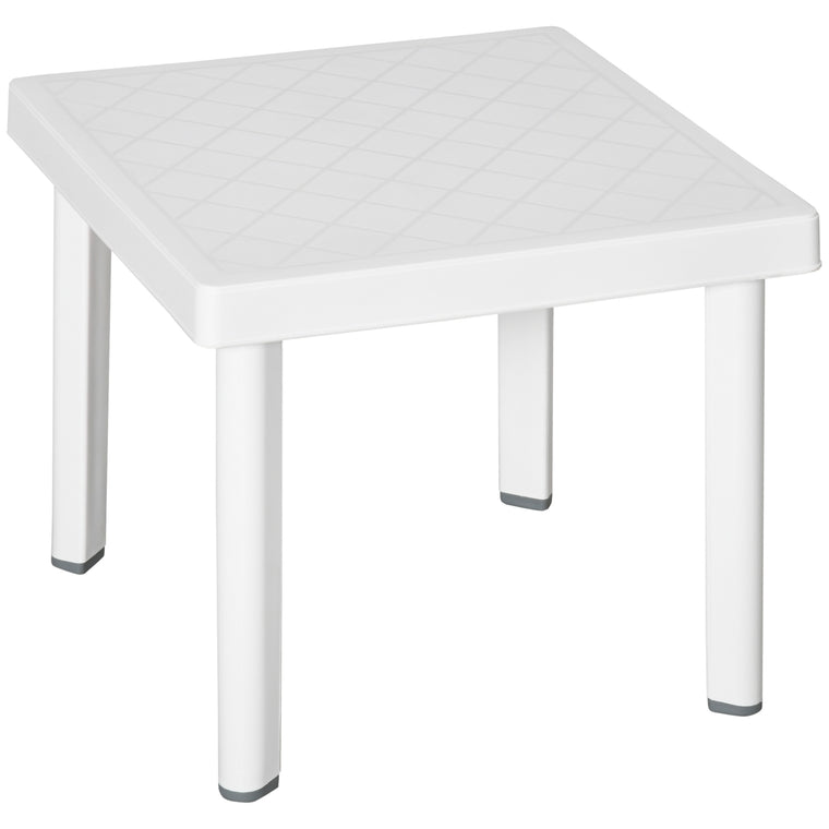 Plastic Square Garden Side Table