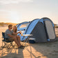 4 Person Camping Tent, Easy Pop Up Tent with Doors, Windows and Carry Bag, Automatic Setup Tent for Hiking, Blue