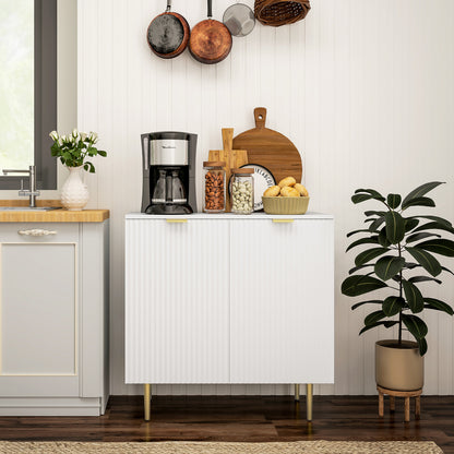 Sideboard Buffet Cabinet with Metal Legs