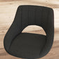 Swivel Bar Stools Set of 2, Linen Upholstered Counter Height Barstools with Round Metal Base