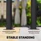 10' x 12' Outdoor Hardtop Gazebo Canopy w/ Double PC Roof, Steel Frame, Nettings, Curtains for Garden Lawn Deck, Grey