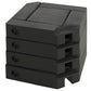 4PCs Patio Umbrella Base, Water or Sand Filled Cantilever Umbrella Weights for Cross Base with Handles, HDPE