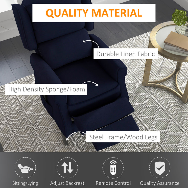 Massage Recliner Chair with Extendable Footrest