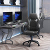 Racing Gaming Chair Office Chair Computer Desk Gamer Chair with Swivel Wheels, Padded Headrest, Tilt Function, Black