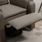 Lift Chair for Elderly, Power Chair Recliner with Footrest, Remote Control, Side Pockets for Living Room, Brown