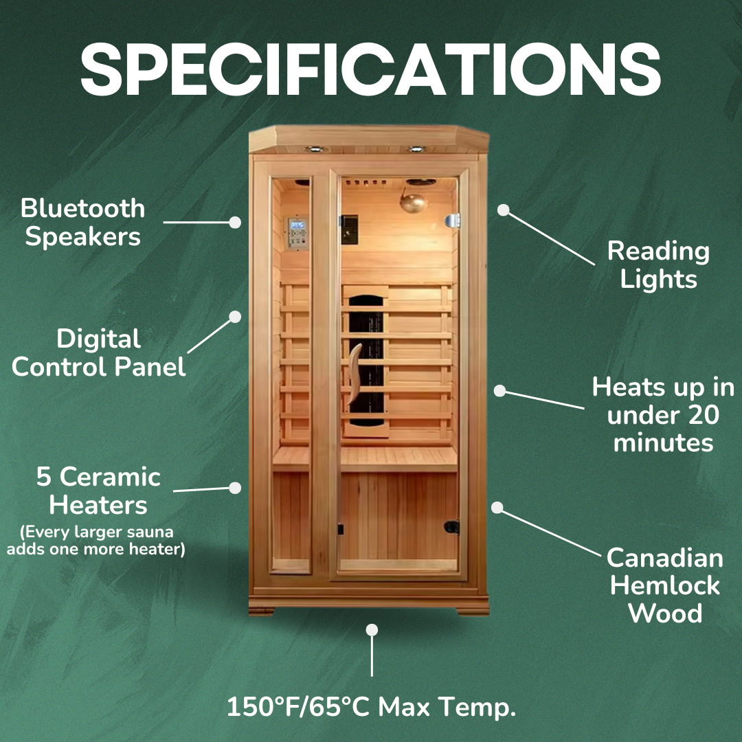Vitality Vault Haven Heat Infrared Sauna