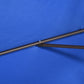 6.5x10ft Patio Umbrella, Rectangle Market Umbrella with Aluminum Frame and Crank Handle, Garden Parasol Outdoor Sunshade Canopy, Dark Blue