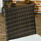 PE Rattan Outdoor Dining Chairs with Cushion, Patio Wicker Dining Chair with Backrest, Brown