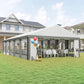 Heavy Duty Large Party Tent & Carport with Removable Sidewalls, Portable Garage Canopy Tent, White