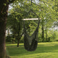 Portable Hammock Chair, Hanging Woven Hammock Swing Chair Sleeping Bed for Outdoor Garden Yard Camping, Orange